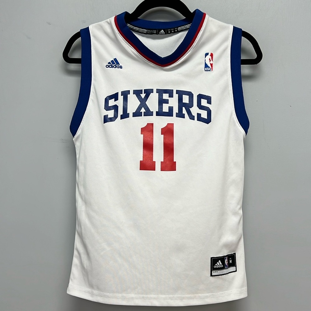 SOLD IN STORE Philadelphia 76ers Vintage Basketball Jersey Jrue Holiday Adidas M - Picture 1 of 10